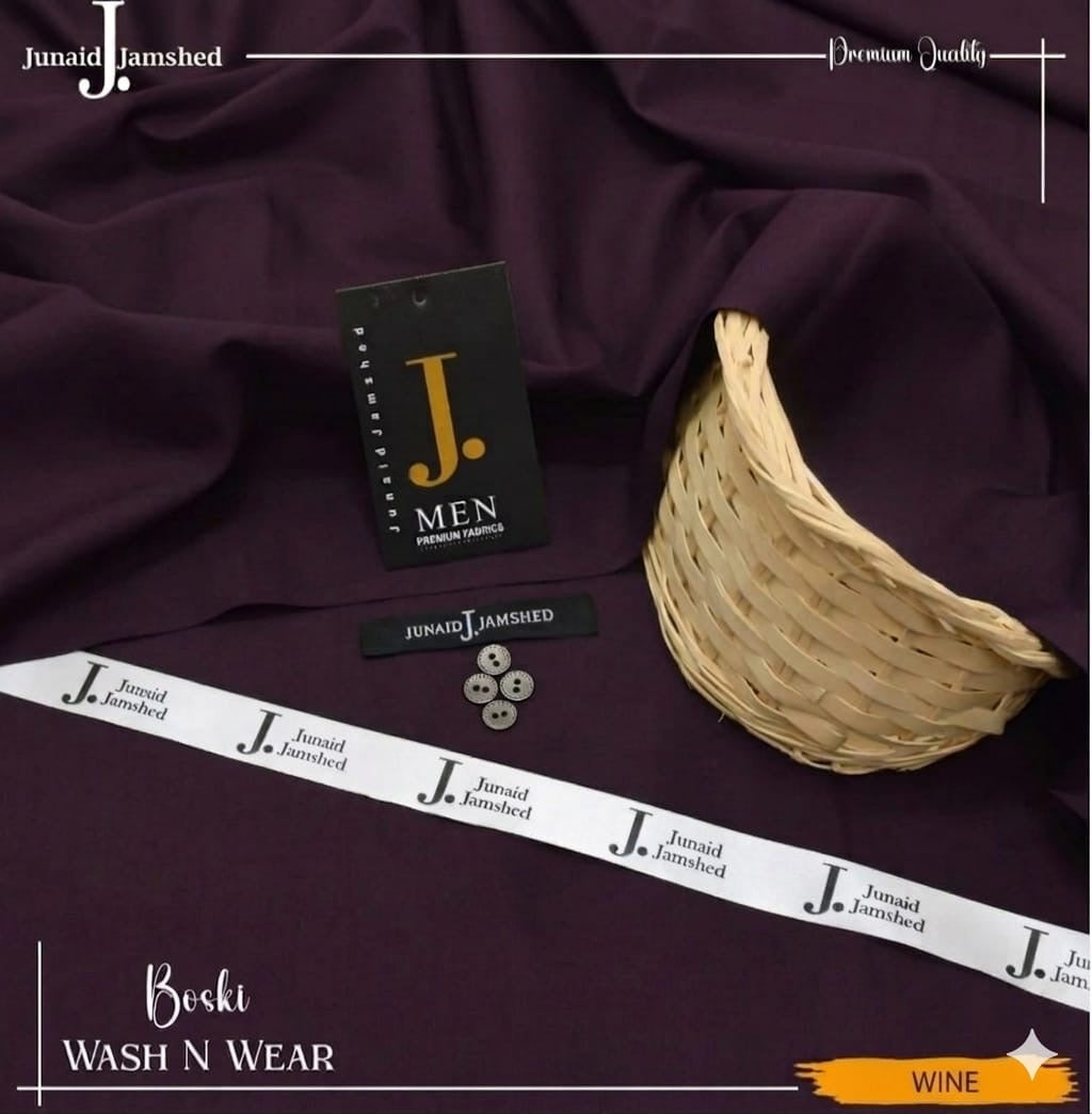 J. JUNAID JAMSHAED - FOUR SEASONS WASH & WEAR BOSKI WINE