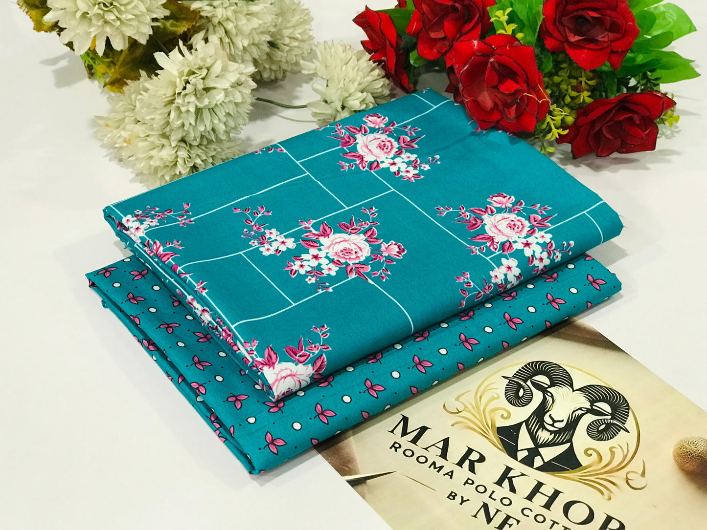 2 Piece - Summer Cotton Digital Printed Suit RC