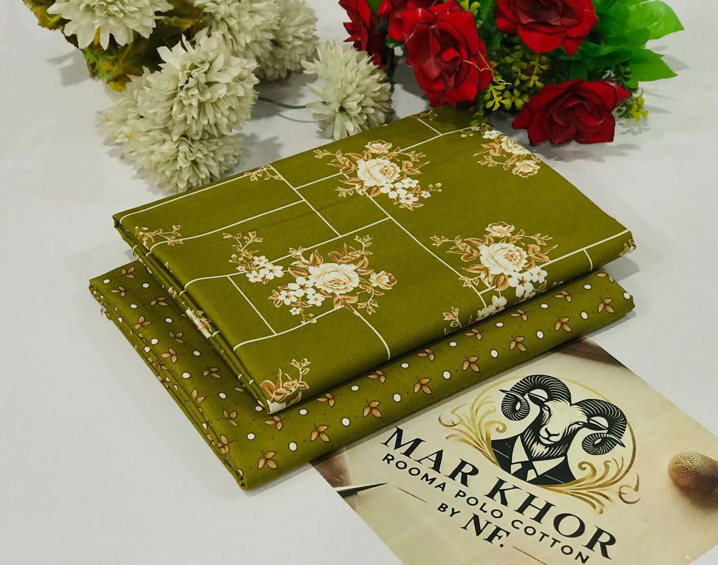 2 Piece - Summer Cotton Digital Printed Suit RC