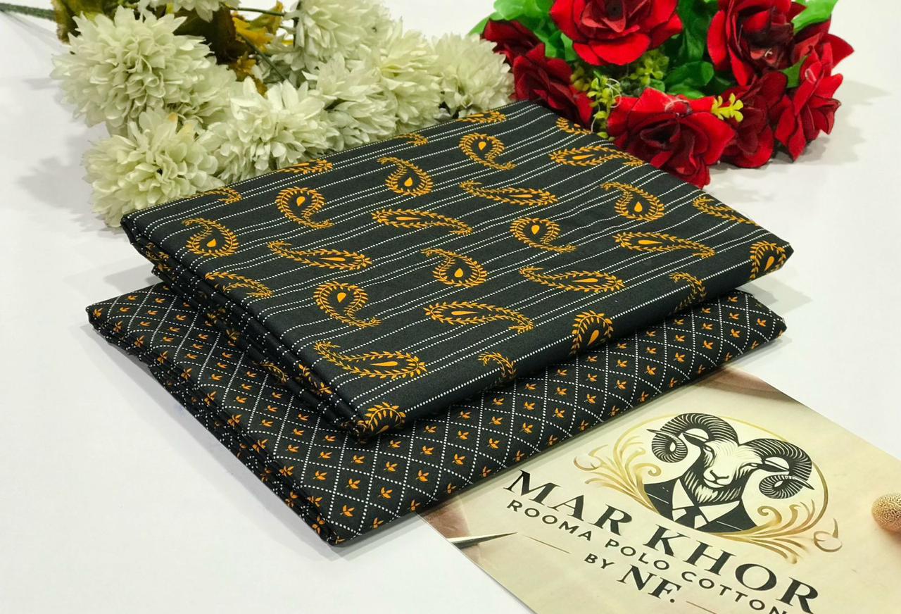2 Piece - Summer Cotton Digital Printed Suit RC