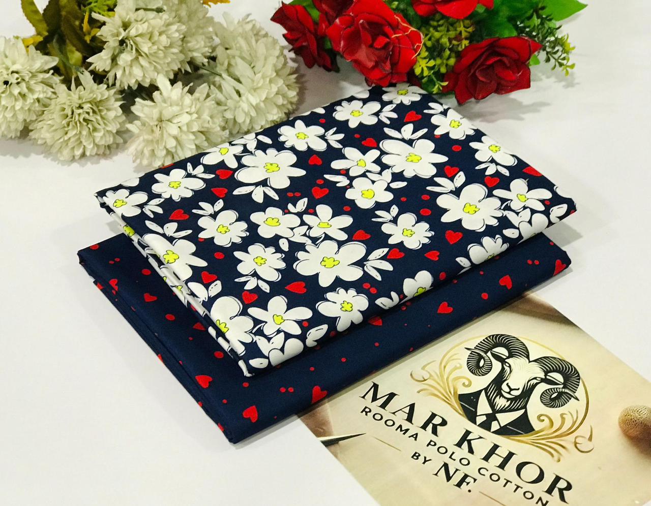 2 Piece - Summer Cotton Digital Printed Suit RC
