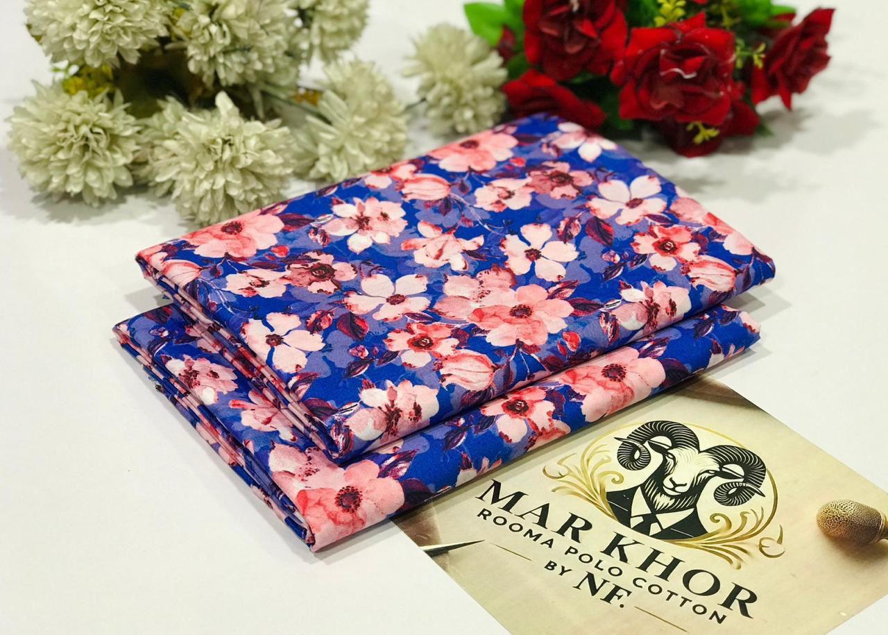 2 Piece - Summer Cotton Digital Printed Suit RC