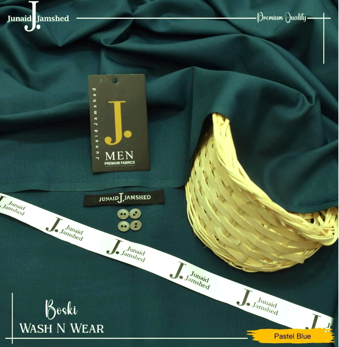 J. JUNAID JAMSHAED - FOUR SEASONS WASH & WEAR PASTEL BLUE