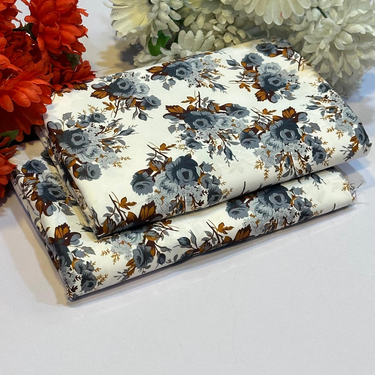 2 Piece - Summer Cotton Digital Printed Suit RC