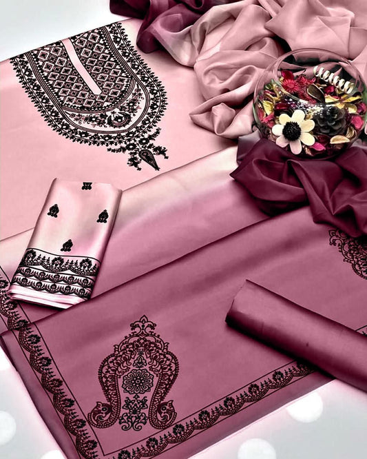 Lulusar Pure Silk Unstitched 3-Piece 232