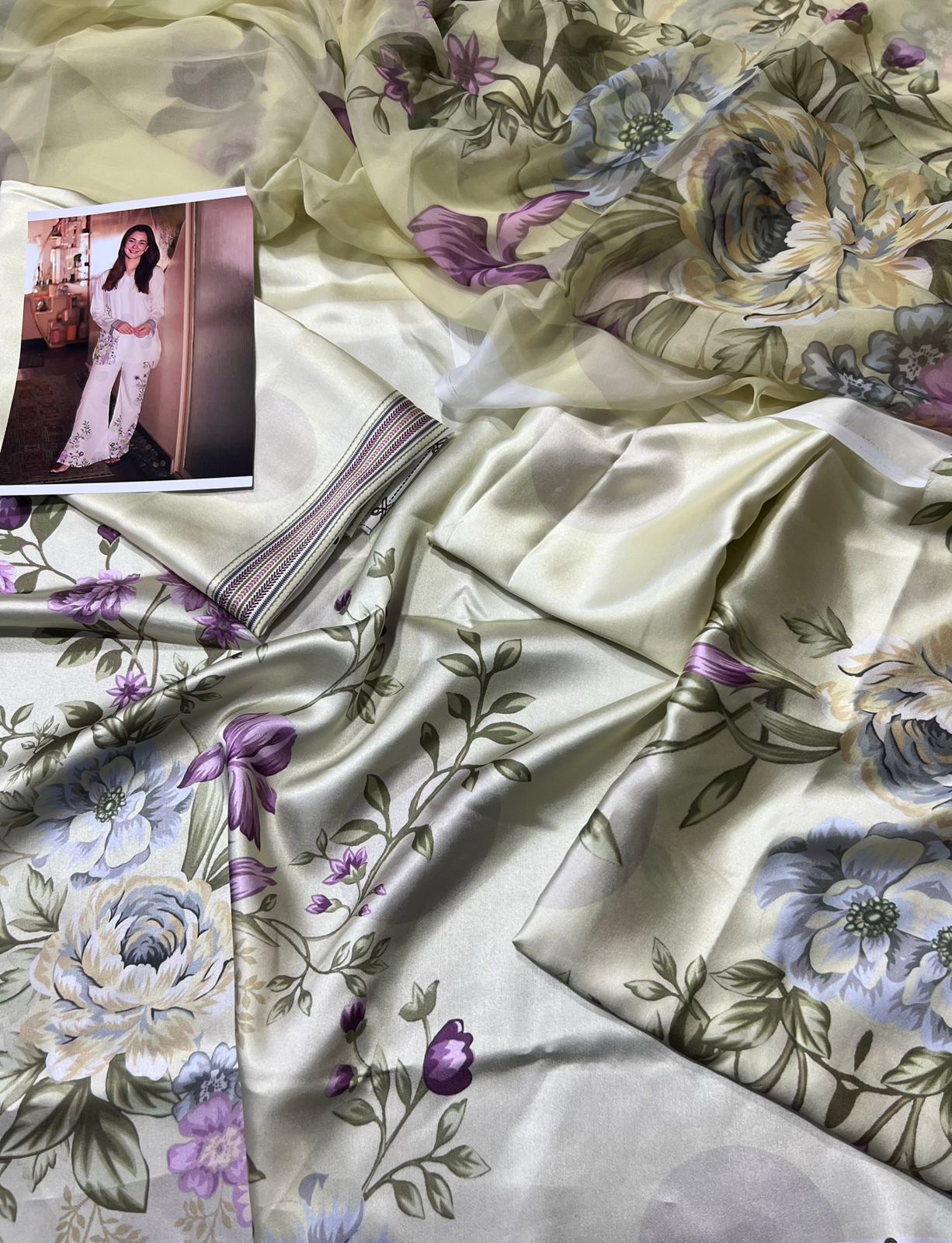 Lulusar Pure Silk Unstitched 3-Piece 229