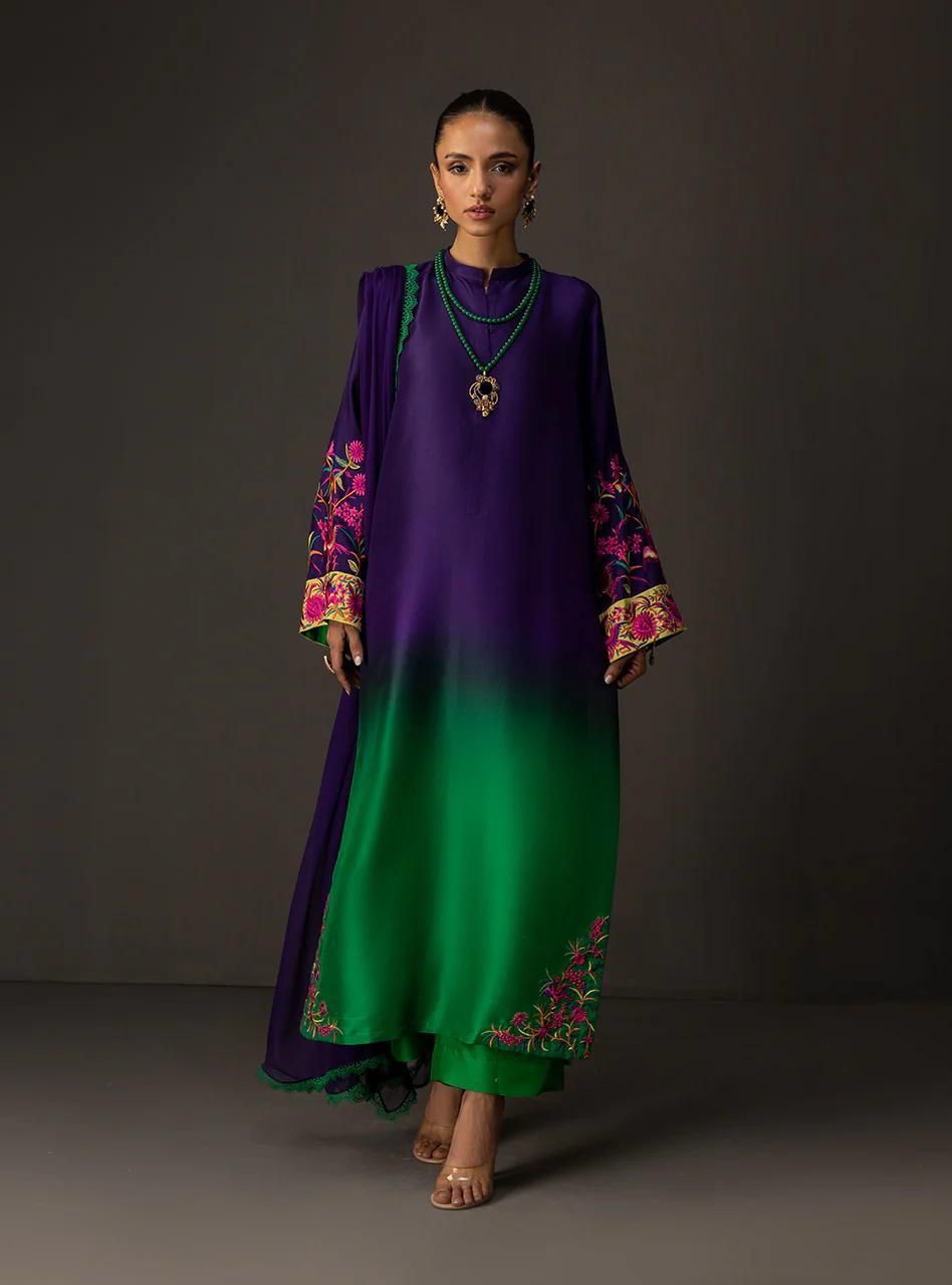 Lulusar Pure Silk Unstitched 3-Piece 221