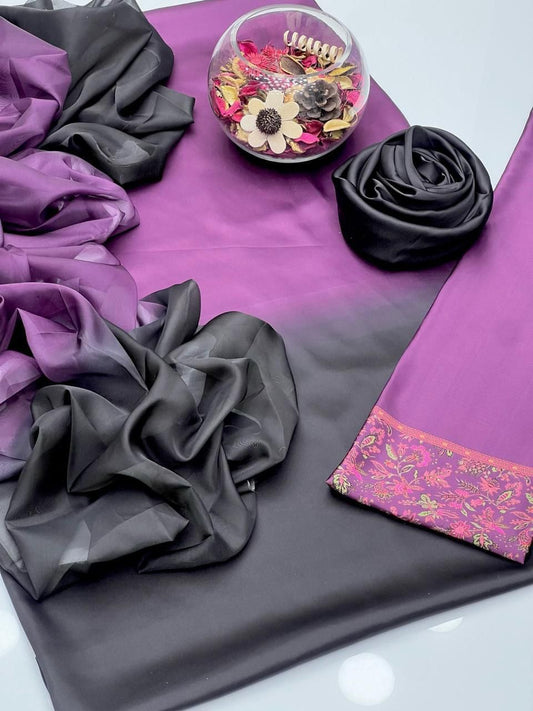Lulusar Pure Silk Unstitched 3-Piece 220