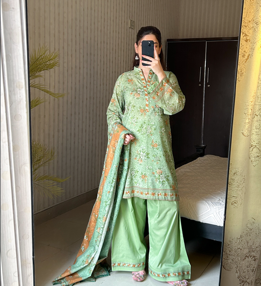 Orignal Binsaeed Lawn 3-piece Unstitched 2026
