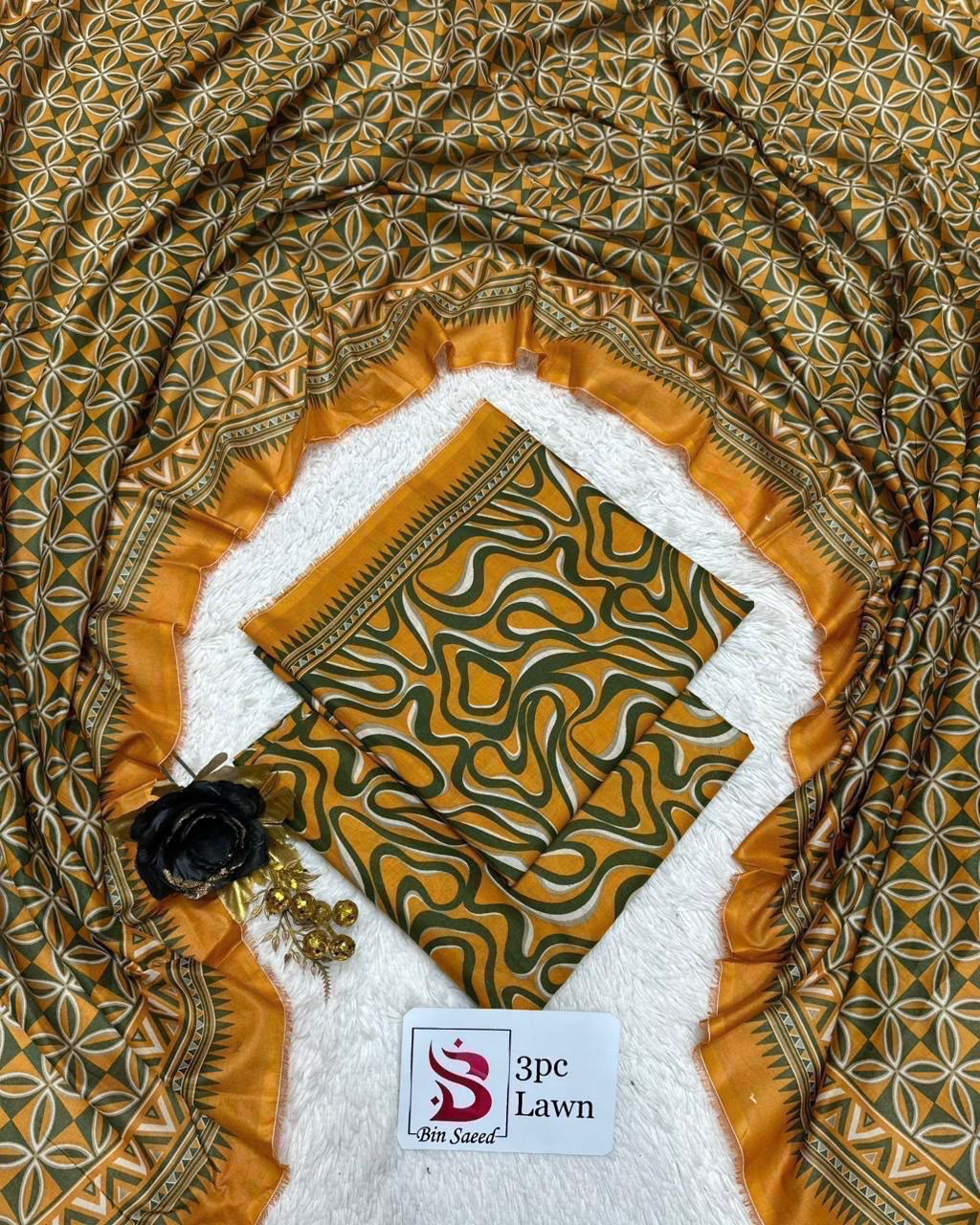 Orignal Binsaeed Lawn 3-piece Unstitched 2026