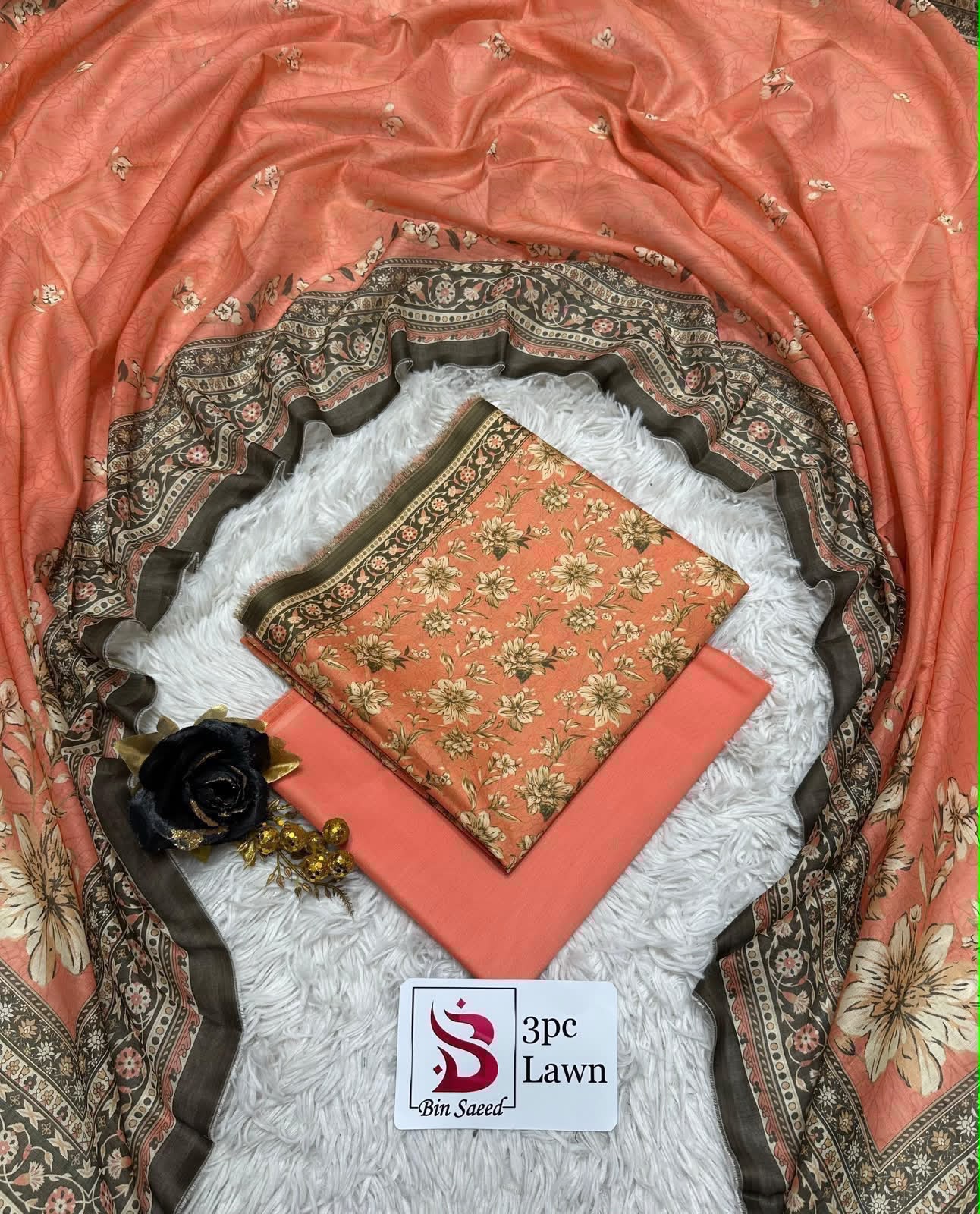 Orignal Binsaeed Lawn 3-piece Unstitched 2026
