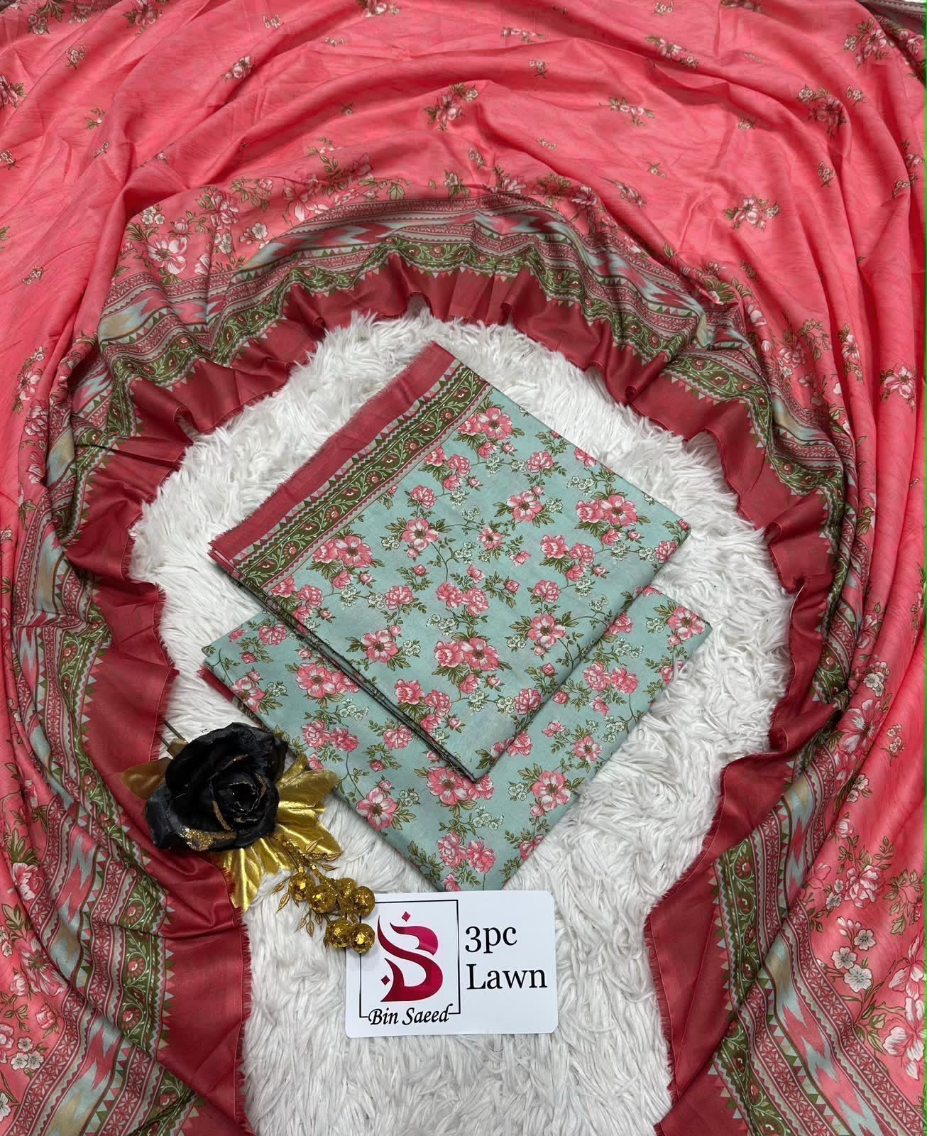 Orignal Binsaeed Lawn 3-piece Unstitched 2026