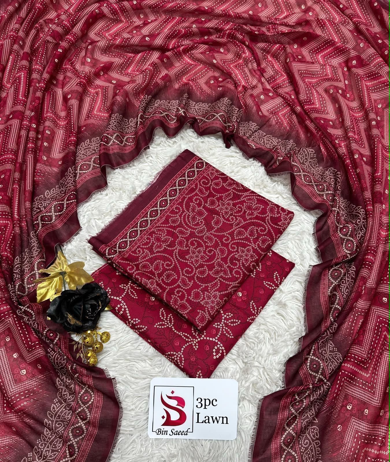 Orignal Binsaeed Lawn 3-piece Unstitched 2026