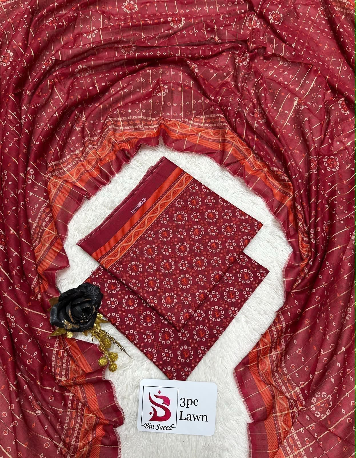 Orignal Binsaeed Lawn 3-piece Unstitched 2026