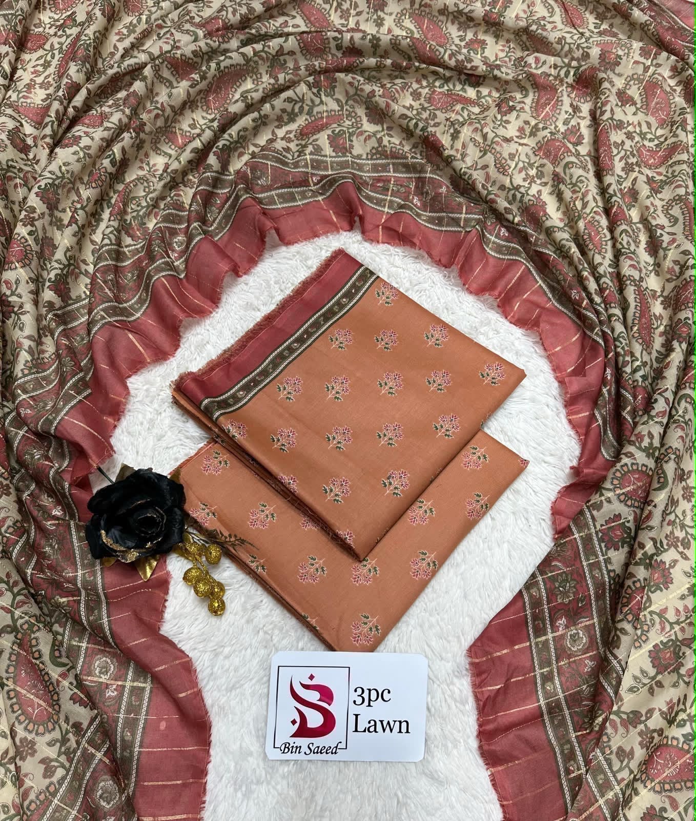 Orignal Binsaeed Lawn 3-piece Unstitched 2026