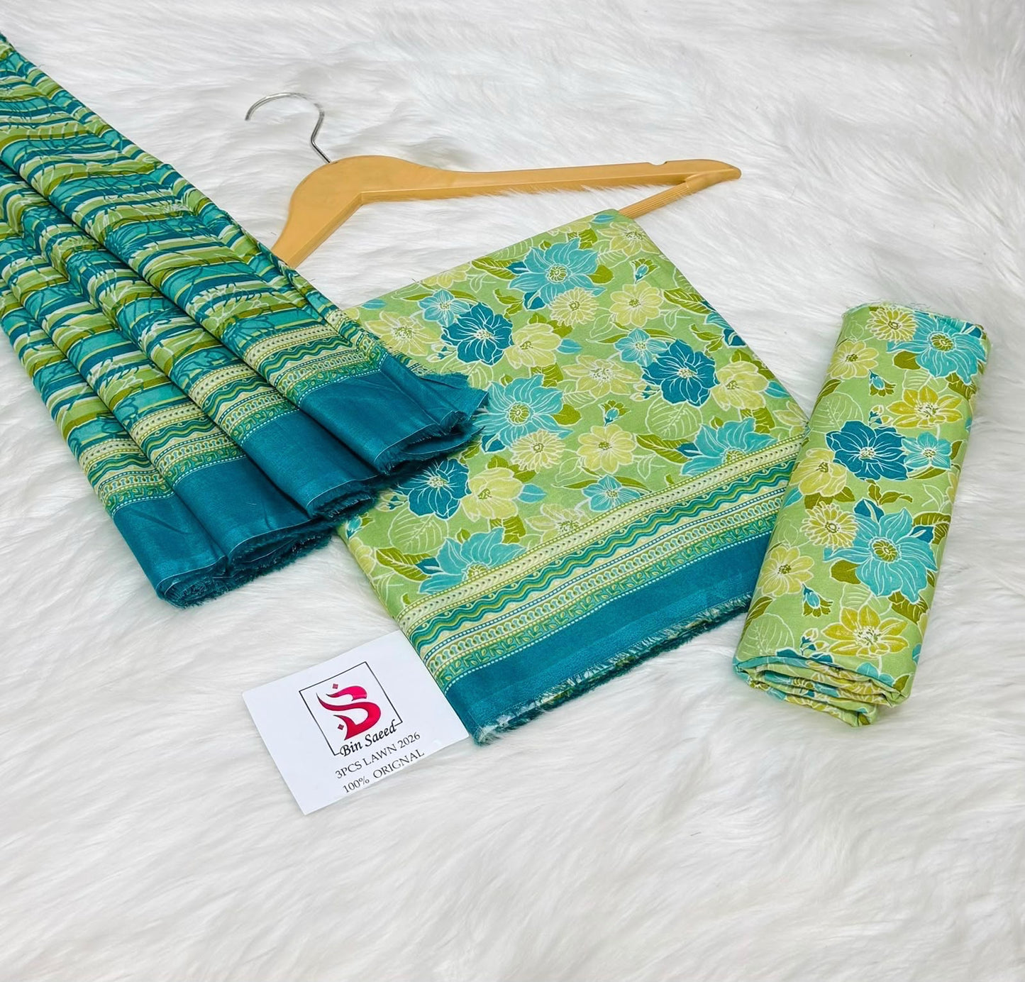 Orignal Binsaeed Lawn 3-piece Unstitched 2026