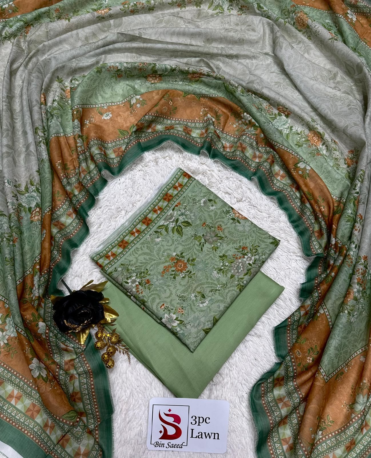 Orignal Binsaeed Lawn 3-piece Unstitched 2026