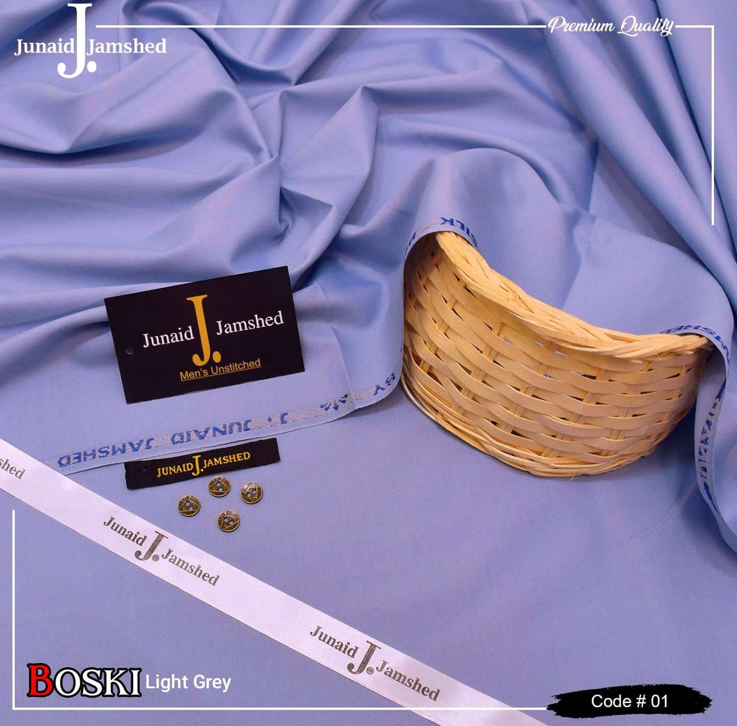 J. JUNAID JAMSHAED - FOUR SEASONS WASH & WEAR BOSKI
