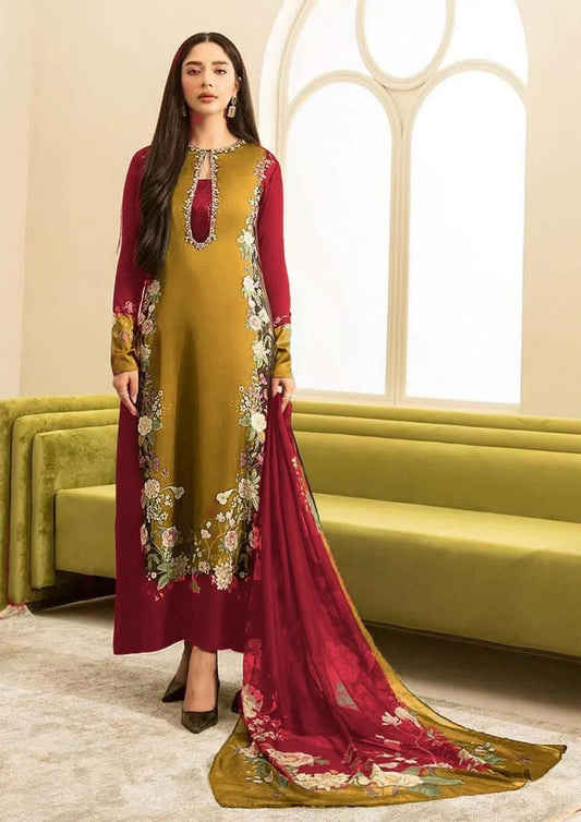 Lulusar Pure Silk Unstitched 3-Piece 211
