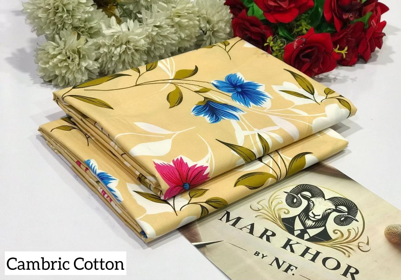 2 Piece - Cotton Cambric Printed Suit RC