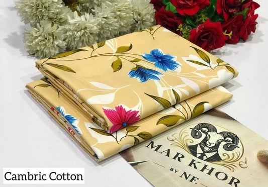 2 Piece - Cotton Cambric Printed Suit RC