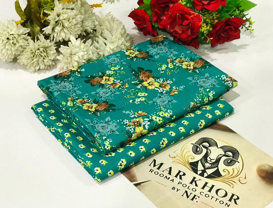 2 Piece - Summer Cotton Digital Printed Suit RC