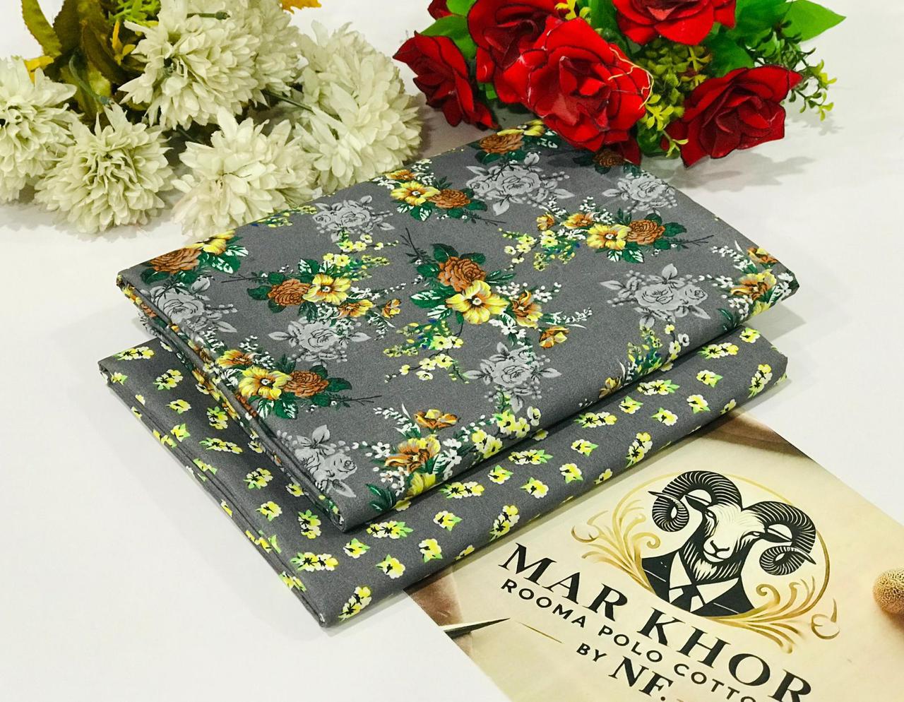 2 Piece - Summer Cotton Digital Printed Suit RC