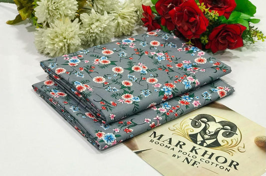 2 Piece - Summer Cotton Digital Printed Suit RC