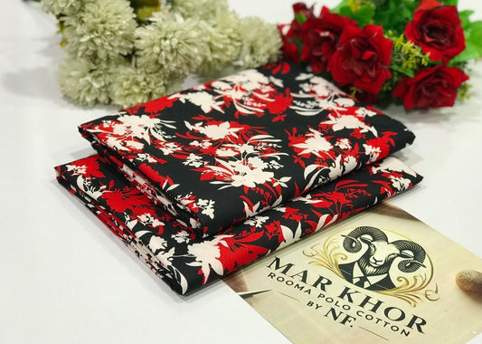 2 Piece - Summer Cotton Digital Printed Suit RC