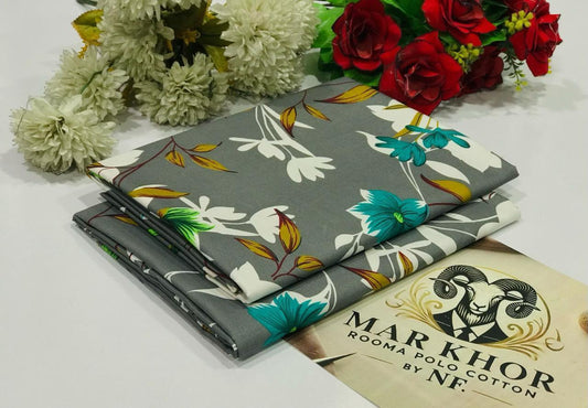 2 Piece - Summer Cotton Digital Printed Suit RC