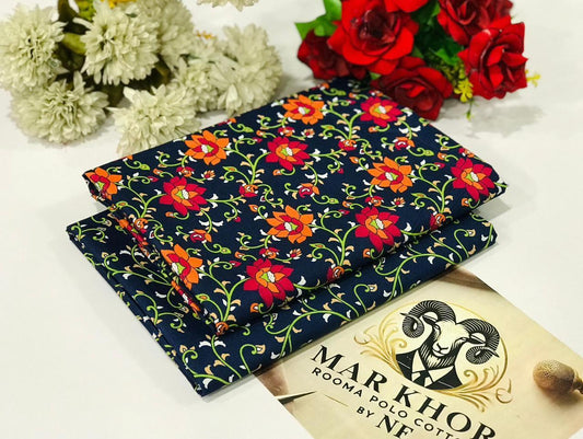2 Piece - Summer Cotton Digital Printed Suit RC