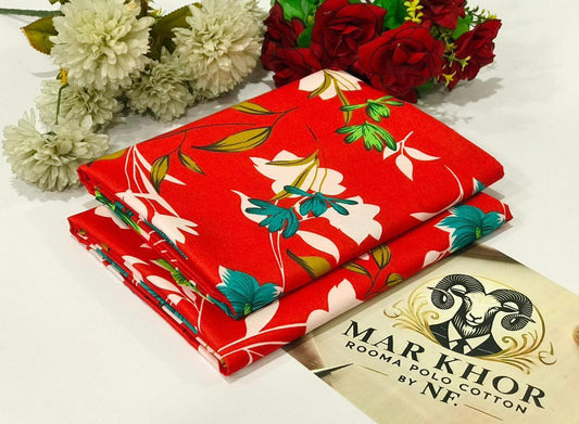 2 Piece - Summer Cotton Digital Printed Suit RC