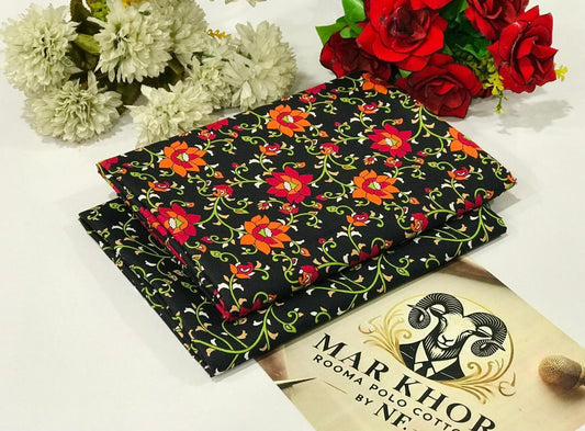 2 Piece - Summer Cotton Digital Printed Suit RC