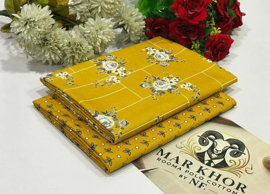 2 Piece - Summer Cotton Digital Printed Suit RC