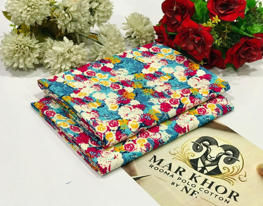 2 Piece - Summer Cotton Digital Printed Suit RC