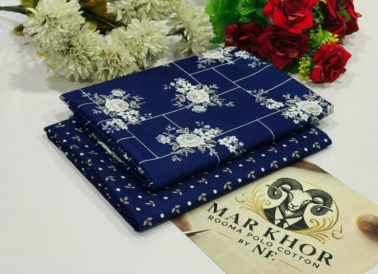 2 Piece - Summer Cotton Digital Printed Suit RC