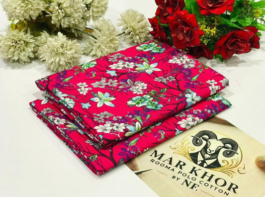 2 Piece - Summer Cotton Digital Printed Suit RC