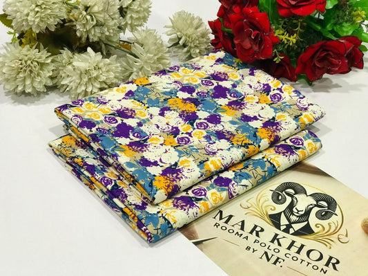 2 Piece - Summer Cotton Digital Printed Suit RC