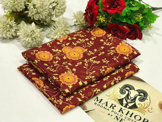 2 Piece - Summer Cotton Digital Printed Suit RC