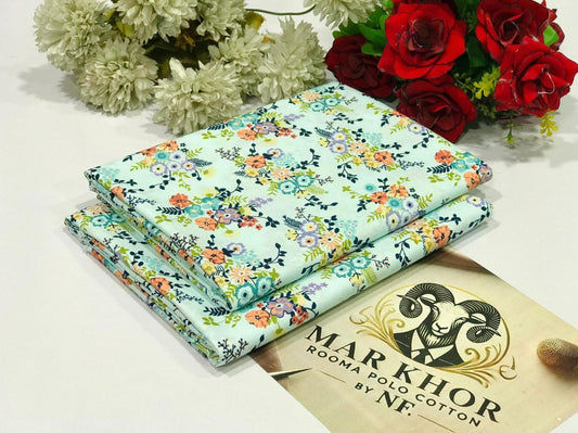 2 Piece - Summer Cotton Digital Printed Suit RC