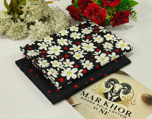 2 Piece - Summer Cotton Digital Printed Suit RC