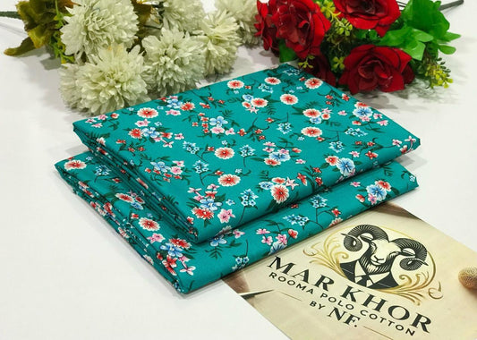 2 Piece - Summer Cotton Digital Printed Suit RC