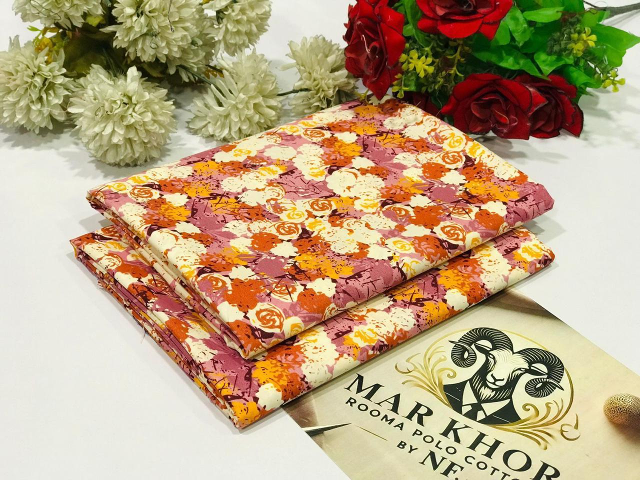 2 Piece - Summer Cotton Digital Printed Suit RC