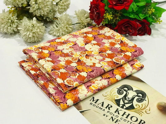 2 Piece - Summer Cotton Digital Printed Suit RC