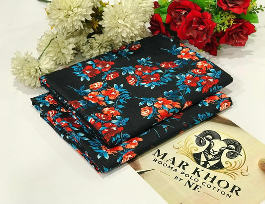 2 Piece - Summer Cotton Digital Printed Suit RC