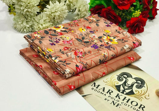 2 Piece - Summer Cotton Digital Printed Suit RC