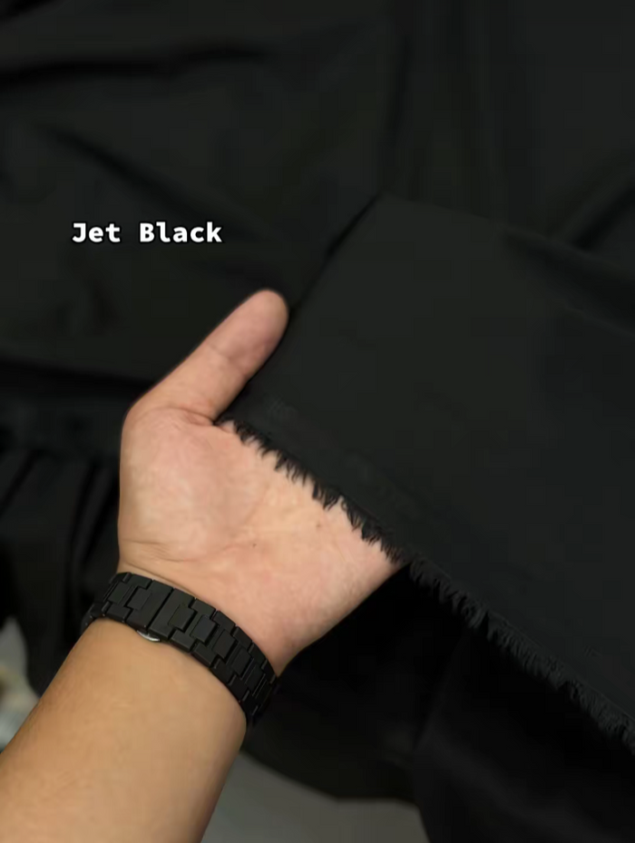 J. JUNAID JAMSHAED - FOUR SEASONS WASH & WEAR JET BLACK