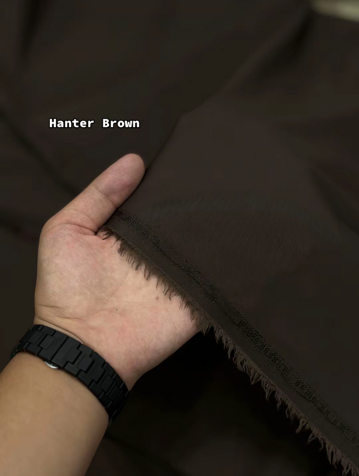 J. JUNAID JAMSHAED - FOUR SEASONS WASH & WEAR HUNTER BROWN
