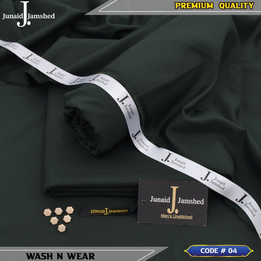J. JUNAID JAMSHED PREMIUM WASH N WEAR HUNTER GREEN