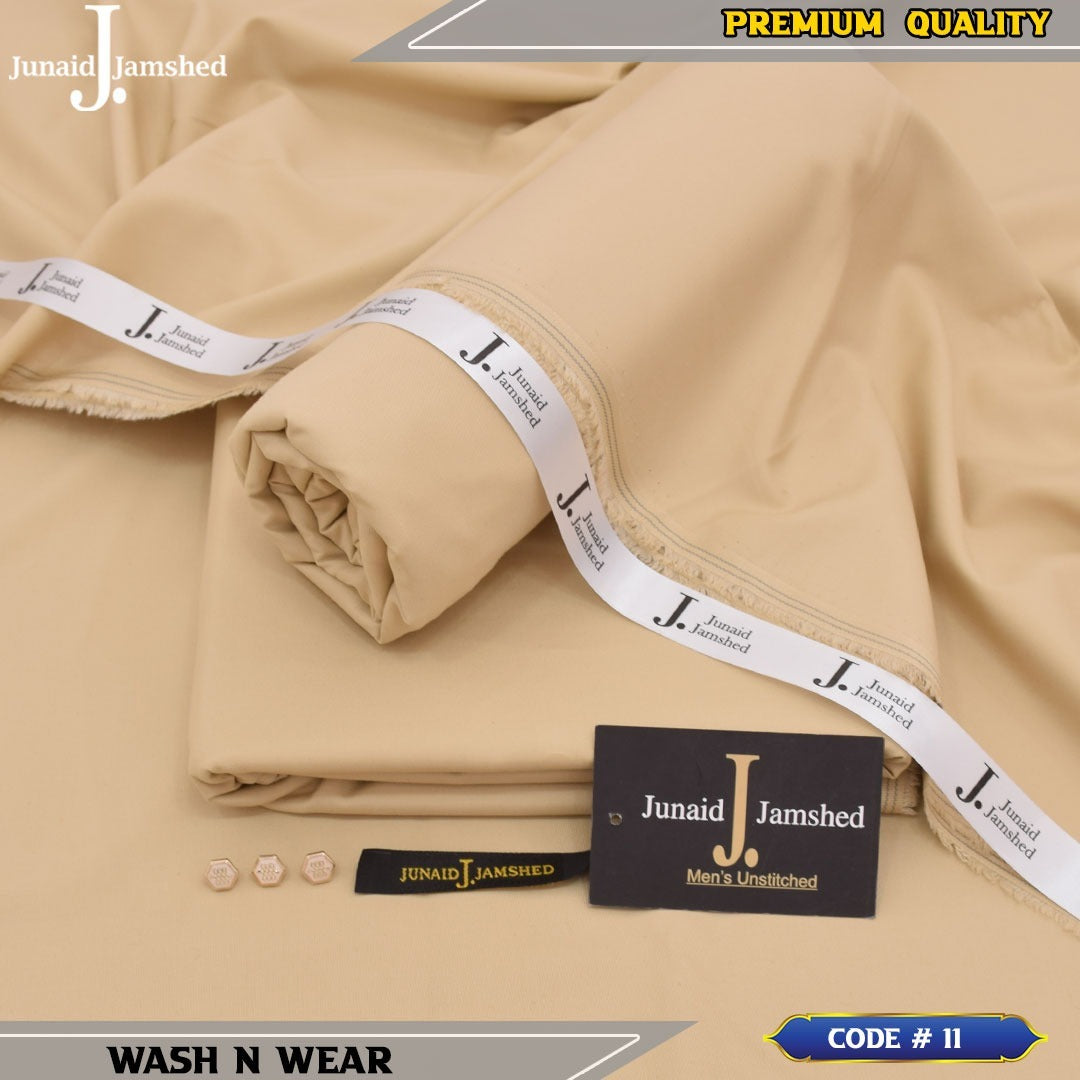 J. JUNAID JAMSHED PREMIUM WASH N WEAR ALMOND CREAM